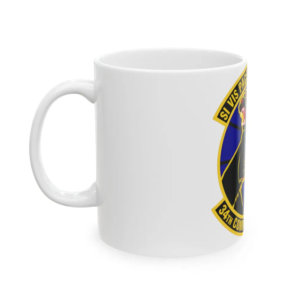 34th Combat Training Squadron (U.S. Air Force) White Coffee Mug-Go Mug Yourself