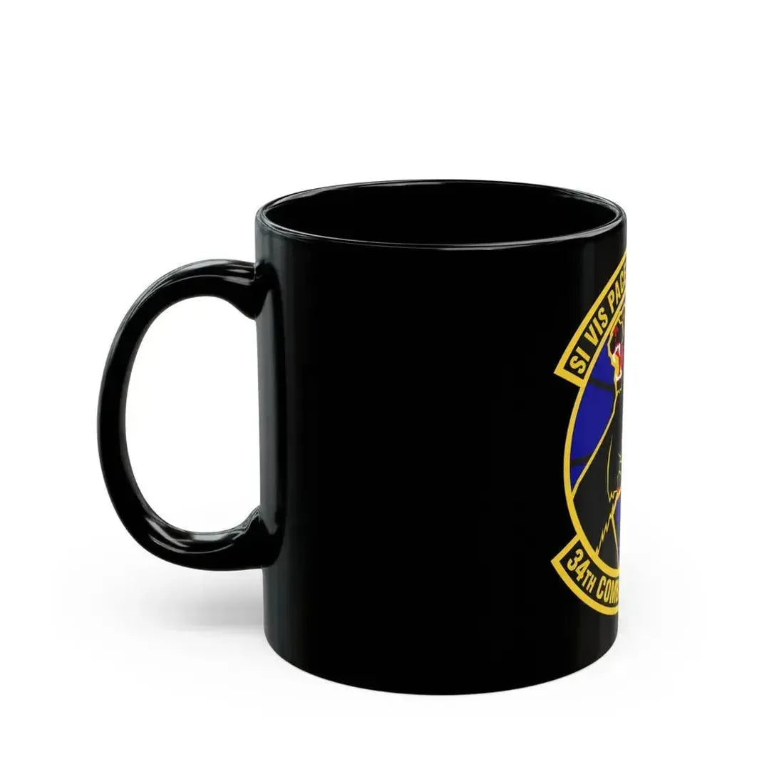 34th Combat Training Squadron (U.S. Air Force) Black Coffee Mug - Go Mug Yourself