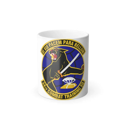 34th Combat Training Squadron (U.S. Air Force) Color Changing Coffee Mug 11oz - Go Mug Yourself