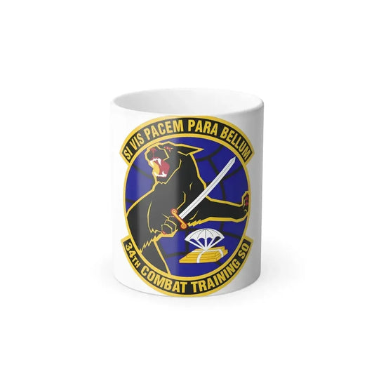 34th Combat Training Squadron (U.S. Air Force) Color Changing Coffee Mug 11oz - Go Mug Yourself