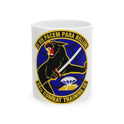 34th Combat Training Squadron (U.S. Air Force) White Coffee Mug 11oz - Go Mug Yourself