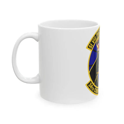 34th Combat Training Squadron (U.S. Air Force) White Coffee Mug - Go Mug Yourself