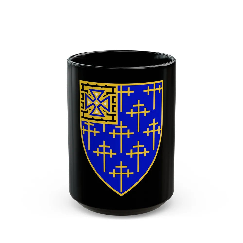 34th Infantry Regiment (U.S. Army) Black Coffee Mug-15oz-Go Mug Yourself