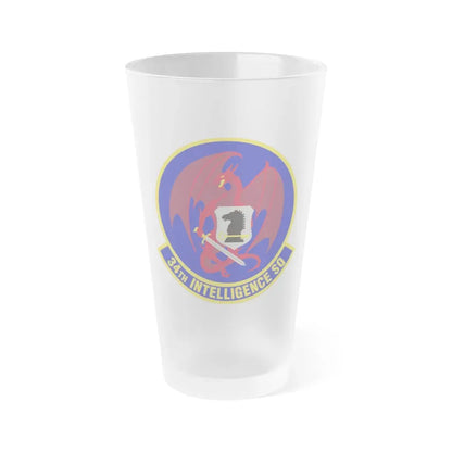 34th Intelligence Squadron (U.S. Air Force) Frosted Pint Glass 16oz Default Title - Go Mug Yourself