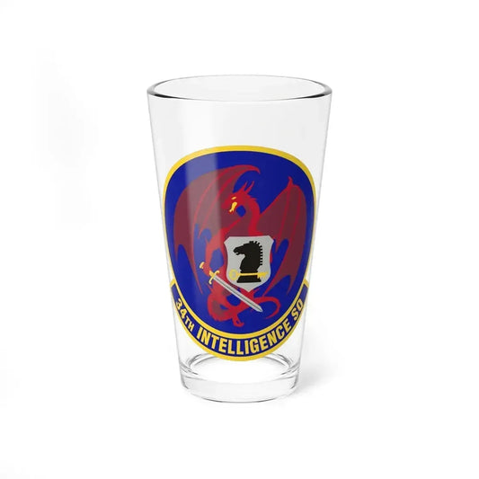 34th Intelligence Squadron (U.S. Air Force) Pint Glass 16oz 16oz - Go Mug Yourself