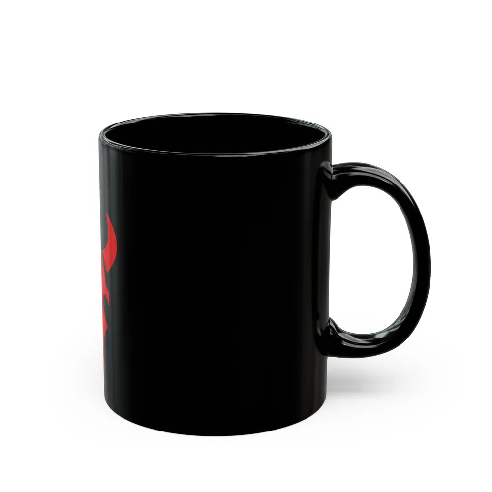 34th 'Red Bull' Infantry Division SSI (U.S. Army) Black Coffee Mug-Go Mug Yourself