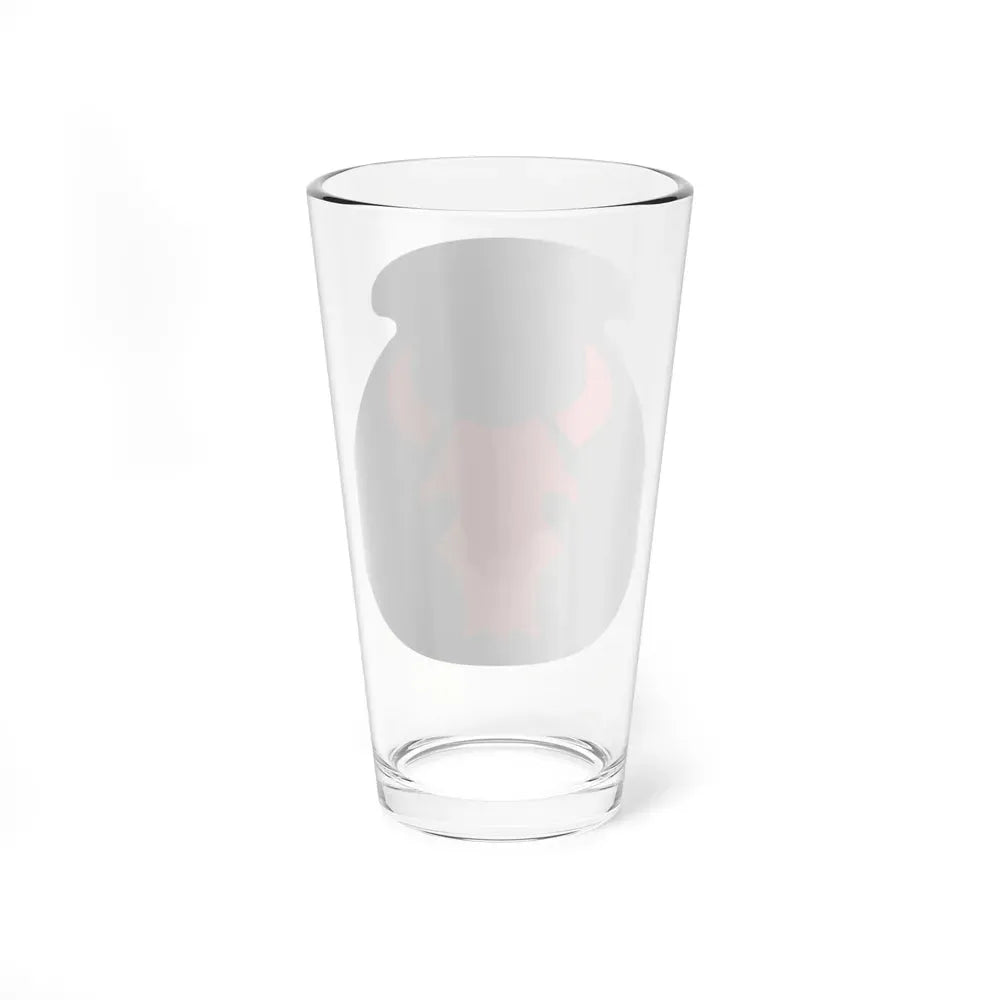 34th 'Red Bull' Infantry Division SSI (U.S. Army) Pint Glass 16oz - Go Mug Yourself