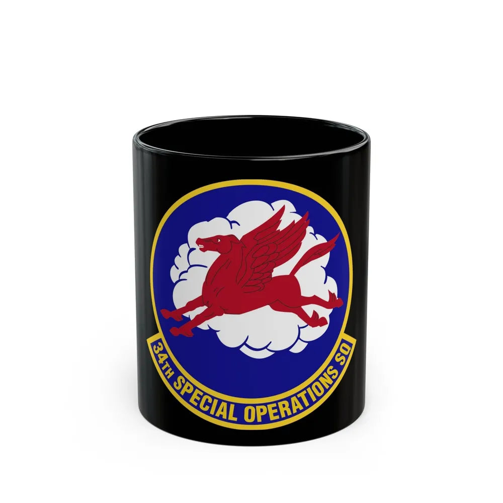 34th Special Operations Squadron (U.S. Air Force) Black Coffee Mug-11oz-Go Mug Yourself