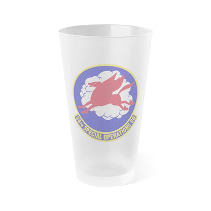 34th Special Operations Squadron (U.S. Air Force) Frosted Pint Glass 16oz-16oz-Frosted-Go Mug Yourself