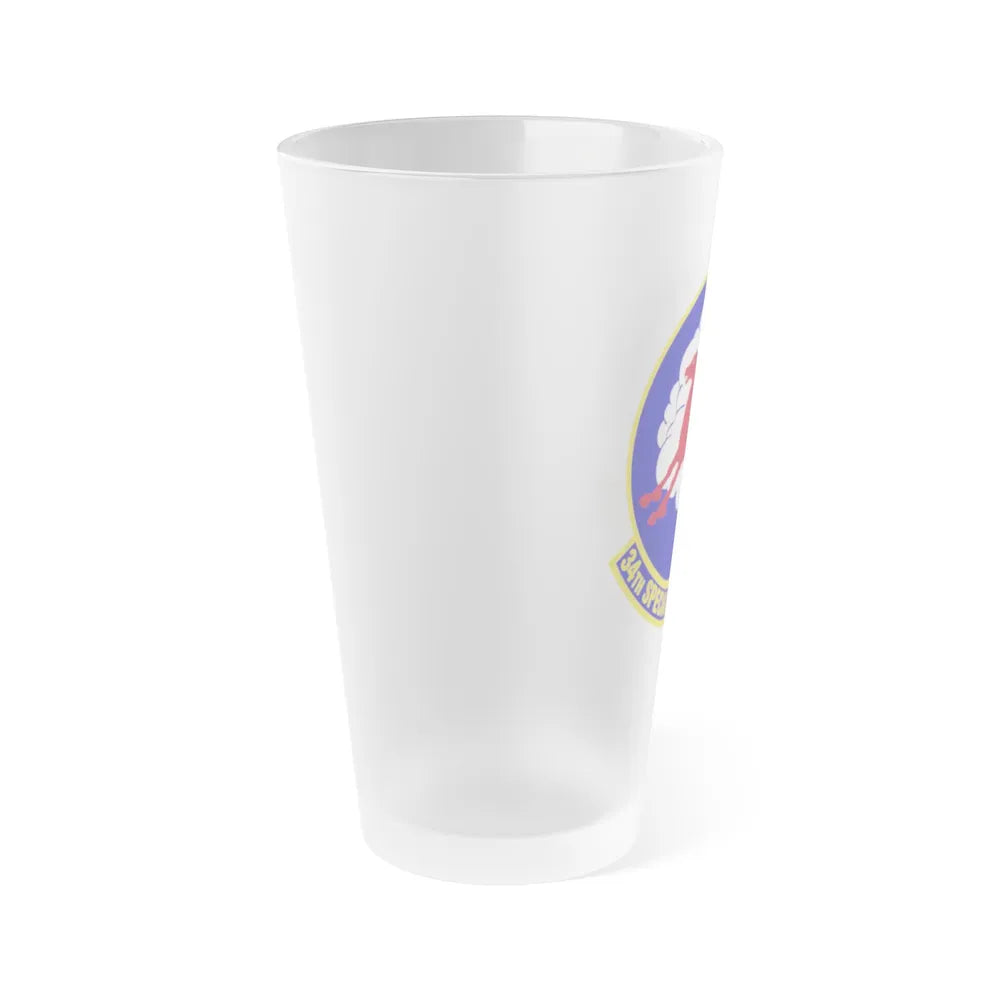 34th Special Operations Squadron (U.S. Air Force) Frosted Pint Glass 16oz-Go Mug Yourself