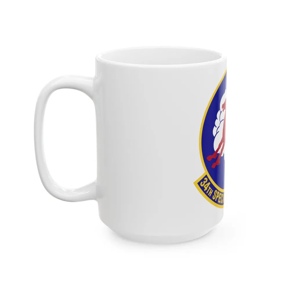 34th Special Operations Squadron (U.S. Air Force) White Coffee Mug-Go Mug Yourself