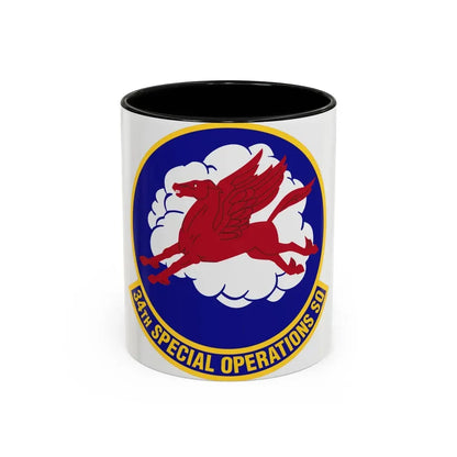 34th Special Operations Squadron (U.S. Air Force) Accent Coffee Mug 11oz Black - Go Mug Yourself