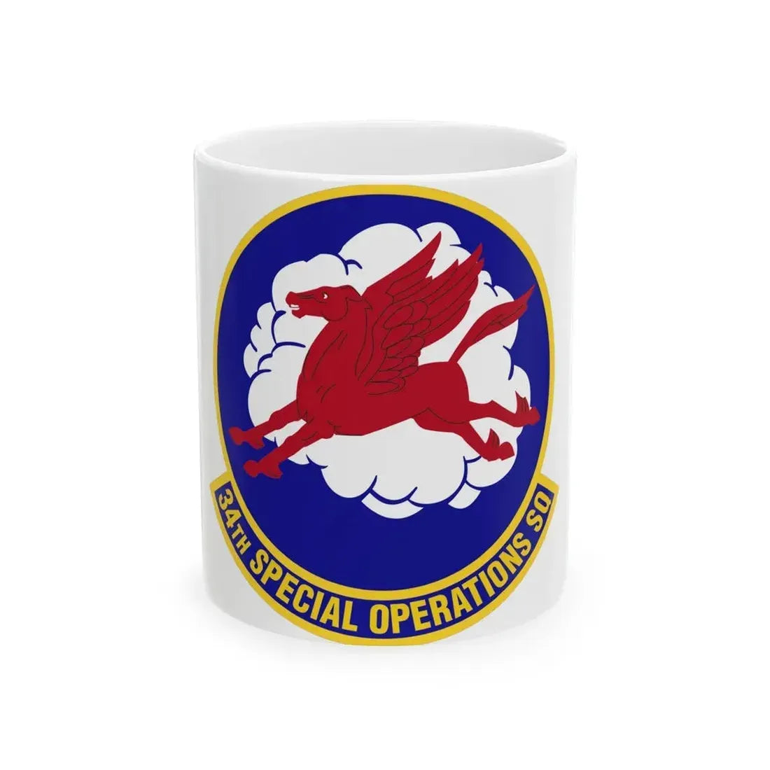 34th Special Operations Squadron (U.S. Air Force) White Coffee Mug 11oz - Go Mug Yourself