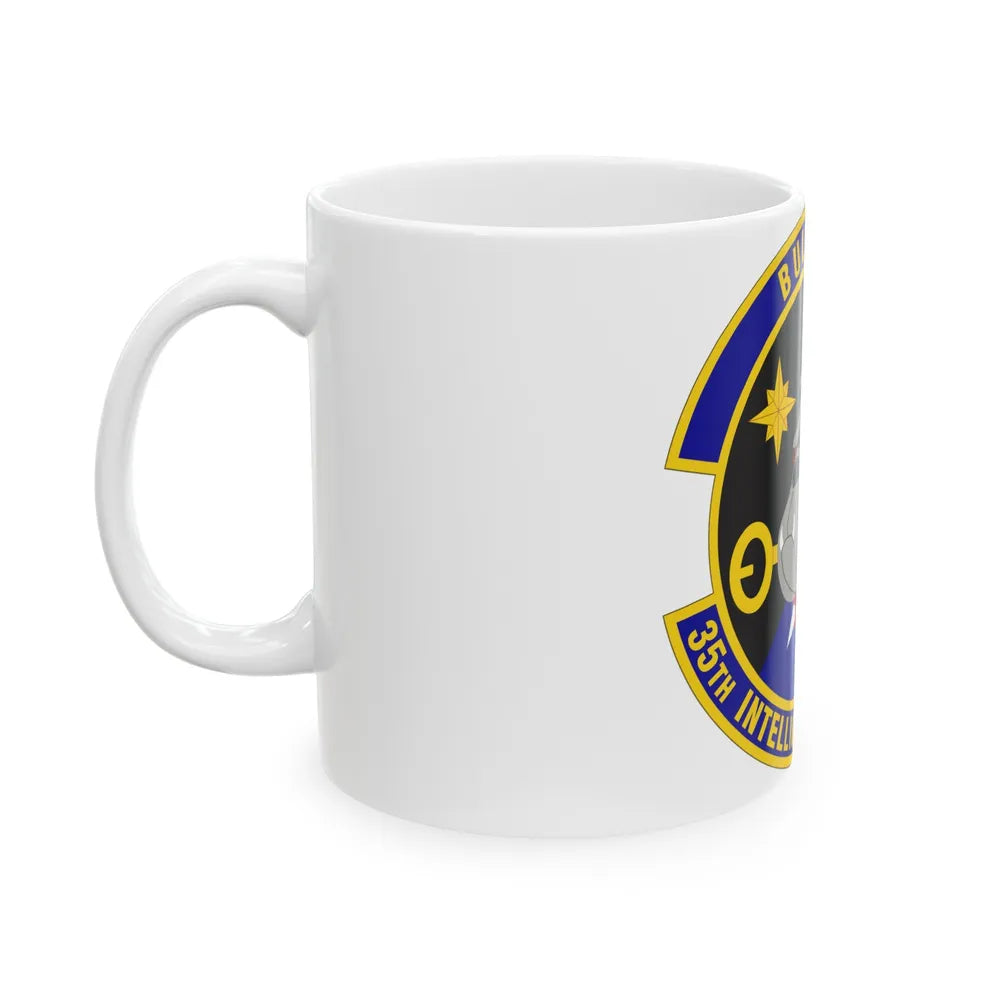 35 Intelligence Squadron AFISRA (U.S. Air Force) White Coffee Mug-Go Mug Yourself