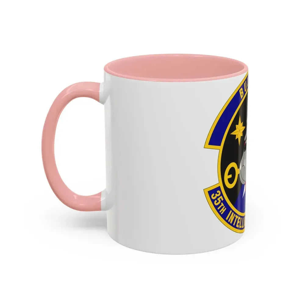35 Intelligence Squadron AFISRA (U.S. Air Force) Accent Coffee Mug - Go Mug Yourself