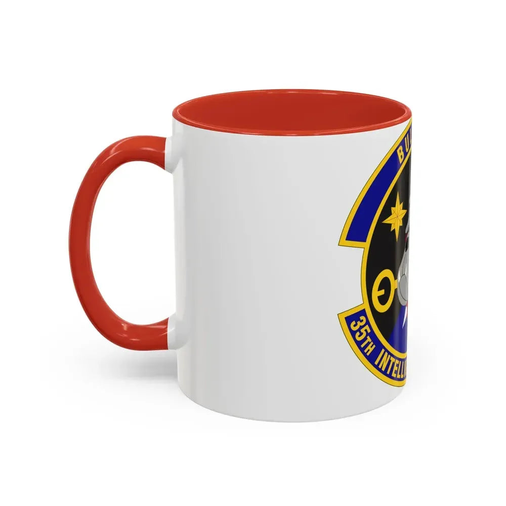 35 Intelligence Squadron AFISRA (U.S. Air Force) Accent Coffee Mug - Go Mug Yourself