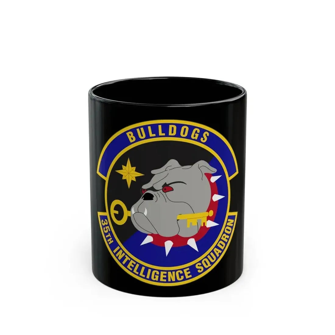 35 Intelligence Squadron AFISRA (U.S. Air Force) Black Coffee Mug 11oz - Go Mug Yourself