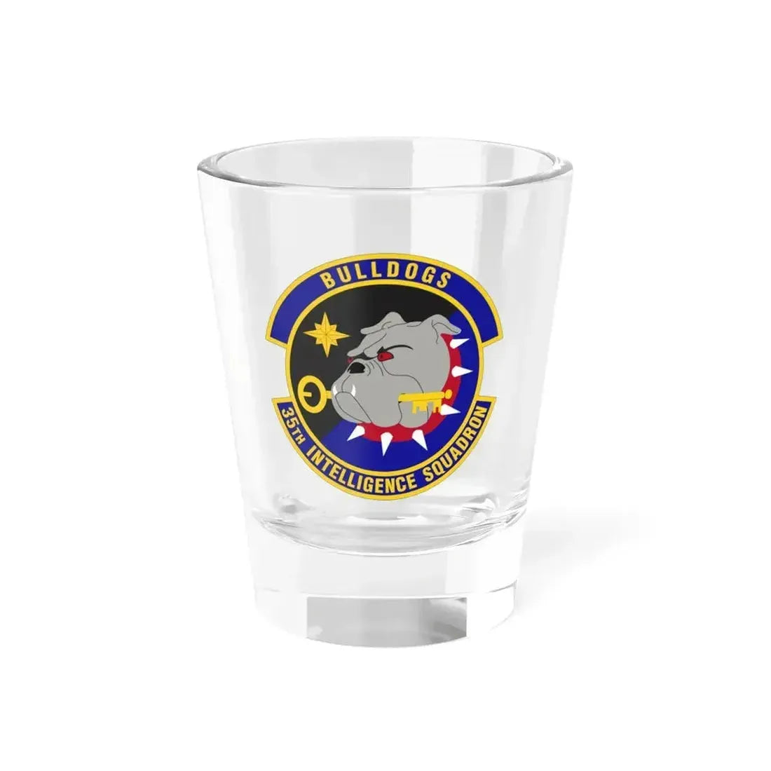 35 Intelligence Squadron AFISRA (U.S. Air Force) Shot Glass 1.5oz 1.5oz - Go Mug Yourself