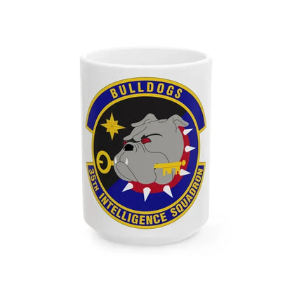 35 Intelligence Squadron AFISRA (U.S. Air Force) White Coffee Mug 15oz - Go Mug Yourself