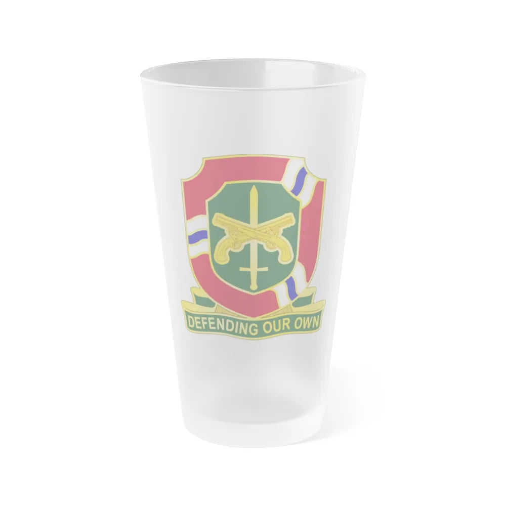 35 Military Police Brigade 2 (U.S. Army) Frosted Pint Glass 16oz-Go Mug Yourself