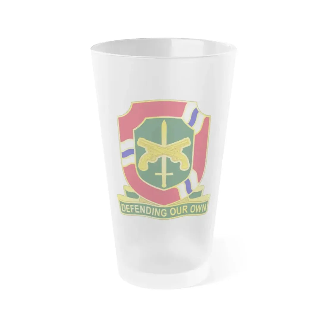 35 Military Police Brigade 2 (U.S. Army) Frosted Pint Glass 16oz Default Title - Go Mug Yourself