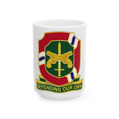 35 Military Police Brigade 2 (U.S. Army) White Coffee Mug 15oz - Go Mug Yourself