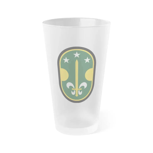 35 Military Police Brigade (U.S. Army) Frosted Pint Glass 16oz Default Title - Go Mug Yourself