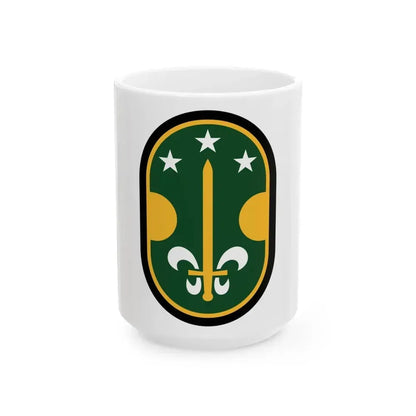 35 Military Police Brigade (U.S. Army) White Coffee Mug 15oz - Go Mug Yourself