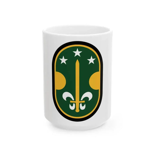 35 Military Police Brigade (U.S. Army) White Coffee Mug 15oz - Go Mug Yourself