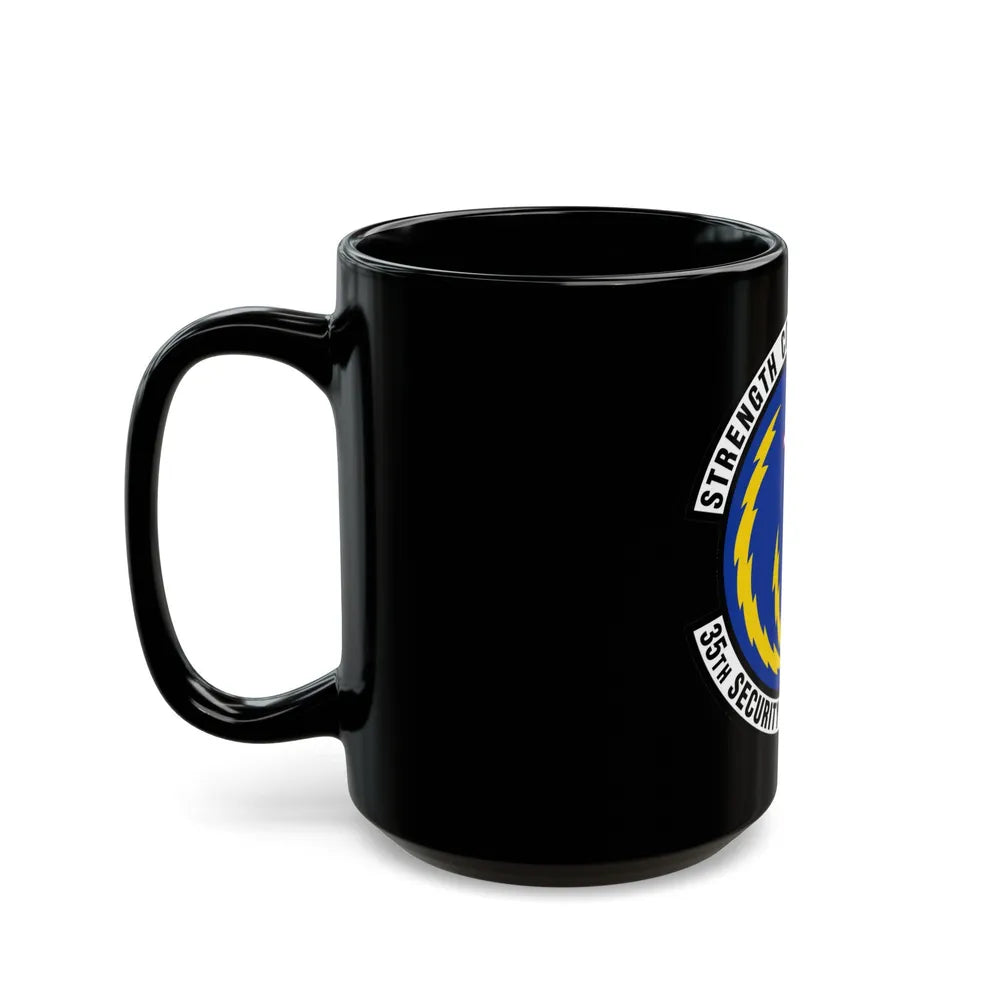 35 Security Forces Squadron PACAF (U.S. Air Force) Black Coffee Mug-Go Mug Yourself