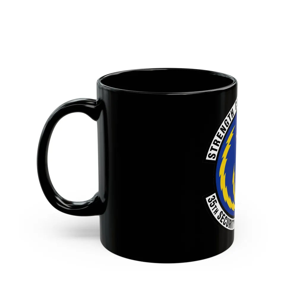 35 Security Forces Squadron PACAF (U.S. Air Force) Black Coffee Mug-Go Mug Yourself