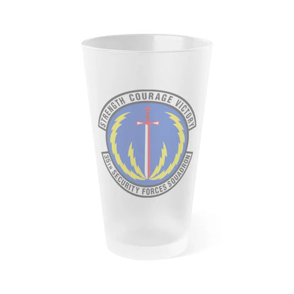 35 Security Forces Squadron PACAF (U.S. Air Force) Frosted Pint Glass 16oz-16oz-Frosted-Go Mug Yourself