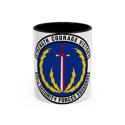 35 Security Forces Squadron PACAF (U.S. Air Force) Accent Coffee Mug 11oz Black - Go Mug Yourself