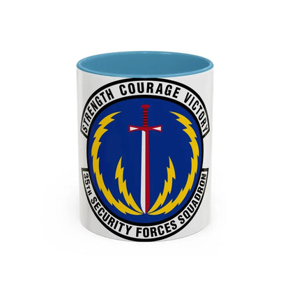 35 Security Forces Squadron PACAF (U.S. Air Force) Accent Coffee Mug 11oz Light Blue - Go Mug Yourself