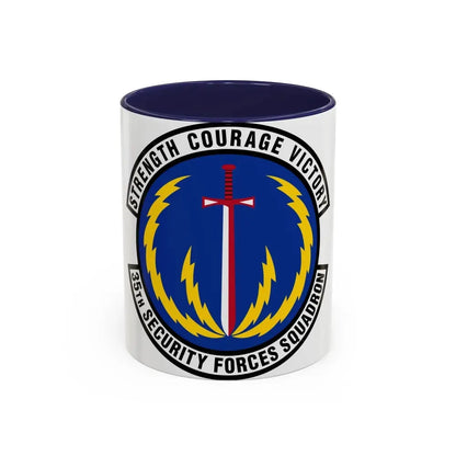 35 Security Forces Squadron PACAF (U.S. Air Force) Accent Coffee Mug 11oz Navy - Go Mug Yourself