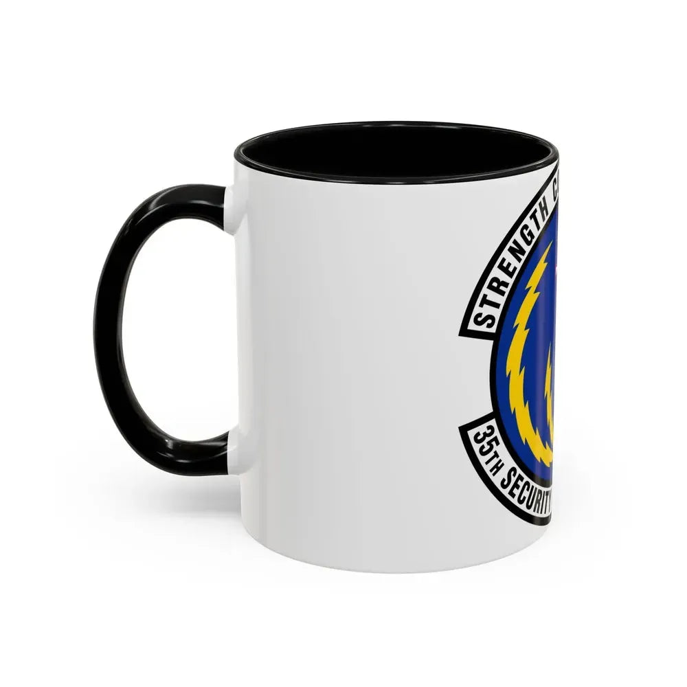 35 Security Forces Squadron PACAF (U.S. Air Force) Accent Coffee Mug - Go Mug Yourself