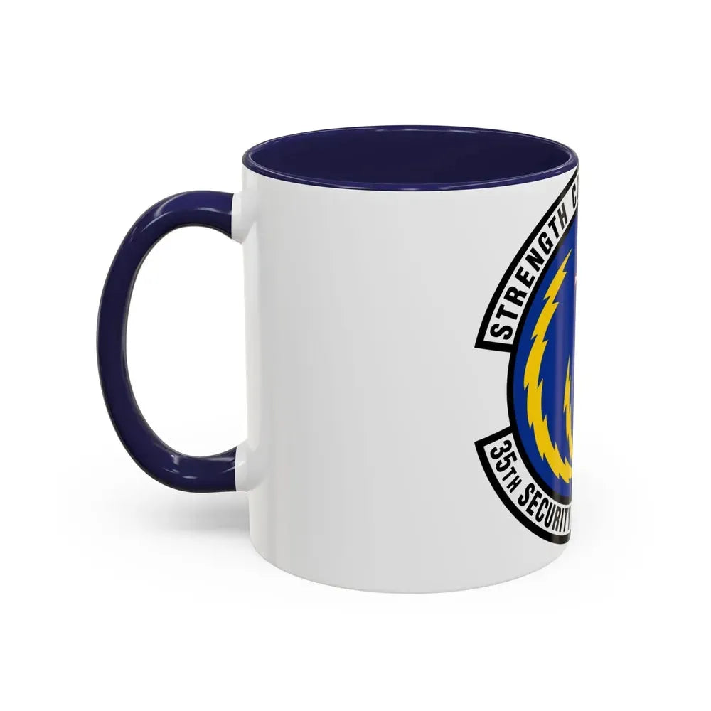 35 Security Forces Squadron PACAF (U.S. Air Force) Accent Coffee Mug - Go Mug Yourself