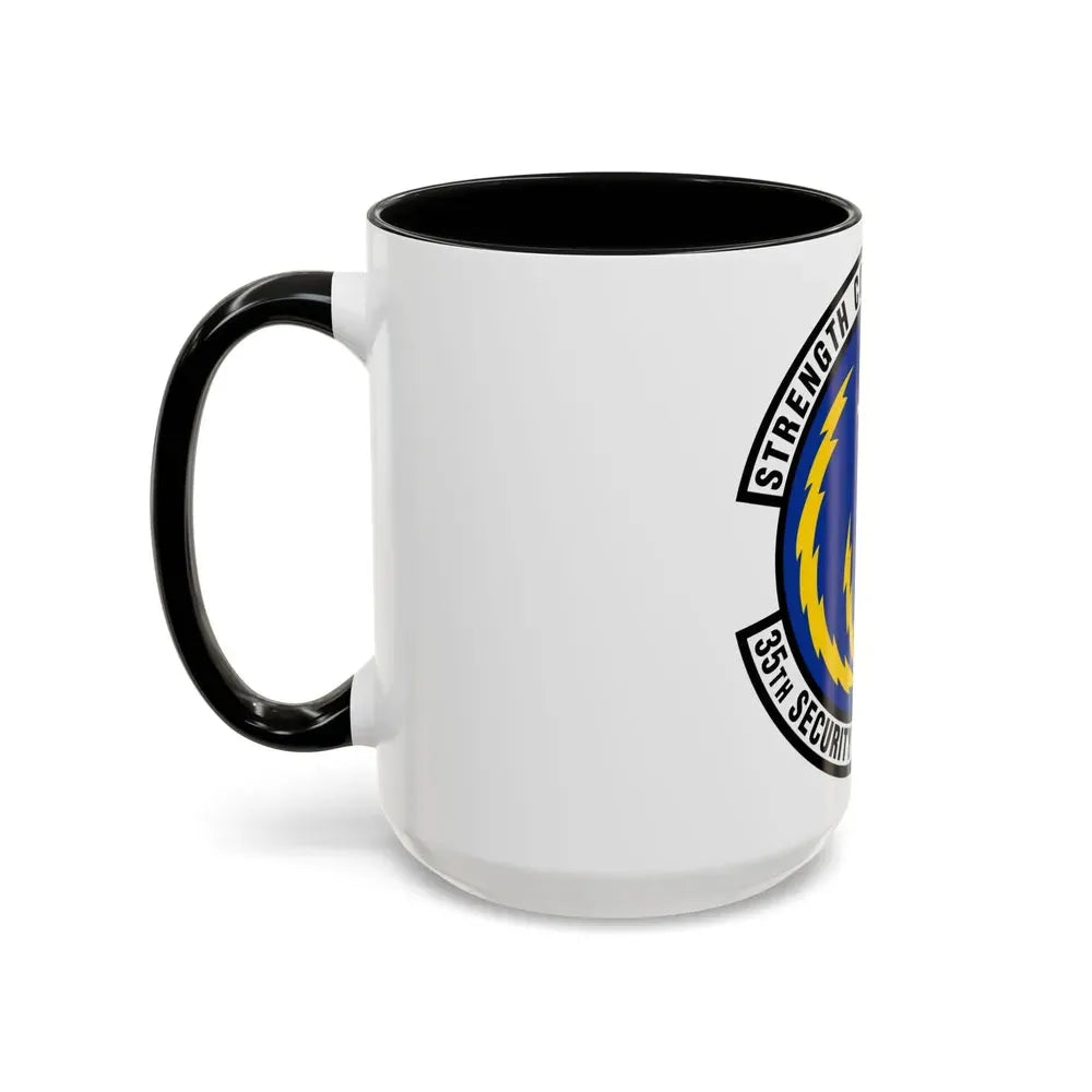 35 Security Forces Squadron PACAF (U.S. Air Force) Accent Coffee Mug - Go Mug Yourself