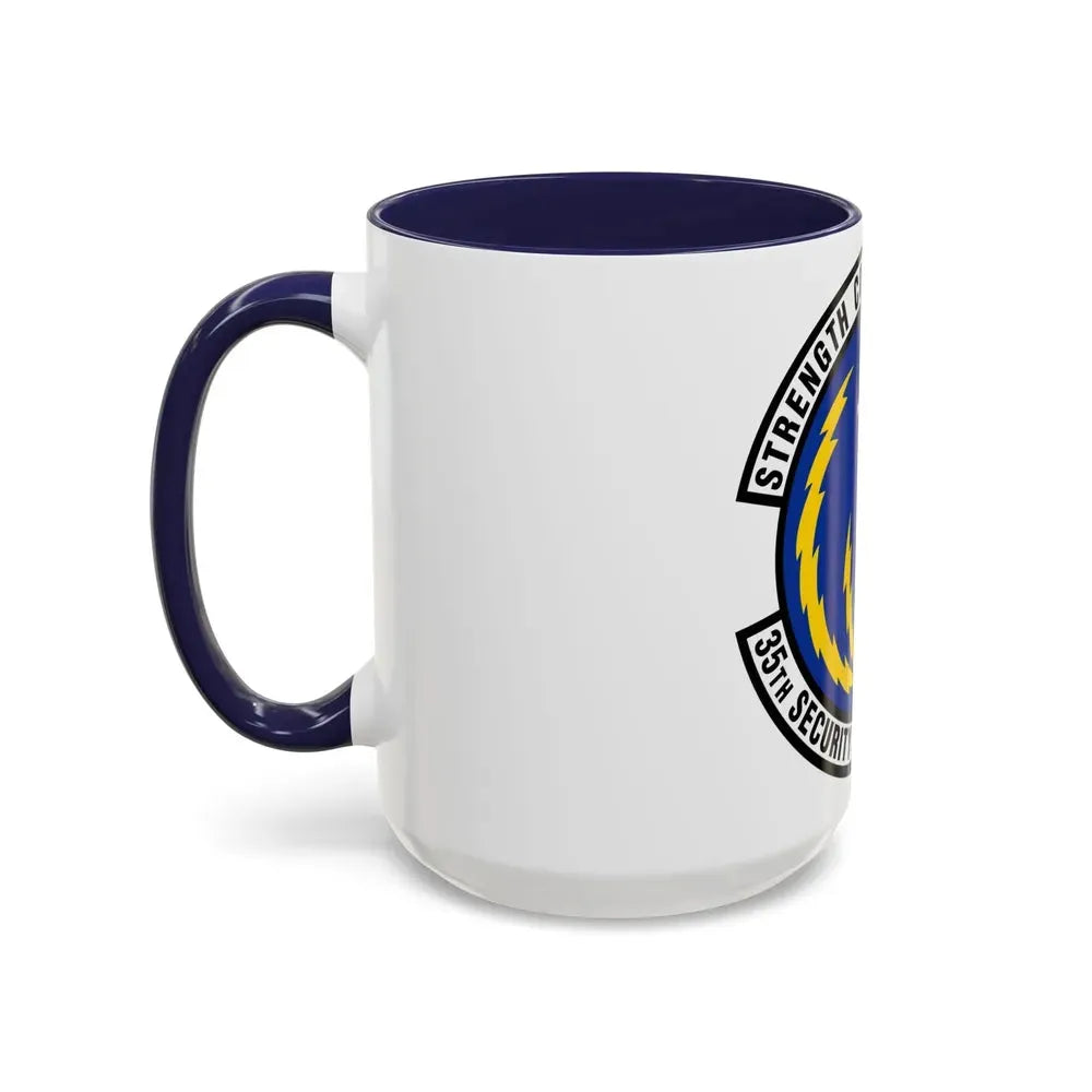 35 Security Forces Squadron PACAF (U.S. Air Force) Accent Coffee Mug - Go Mug Yourself