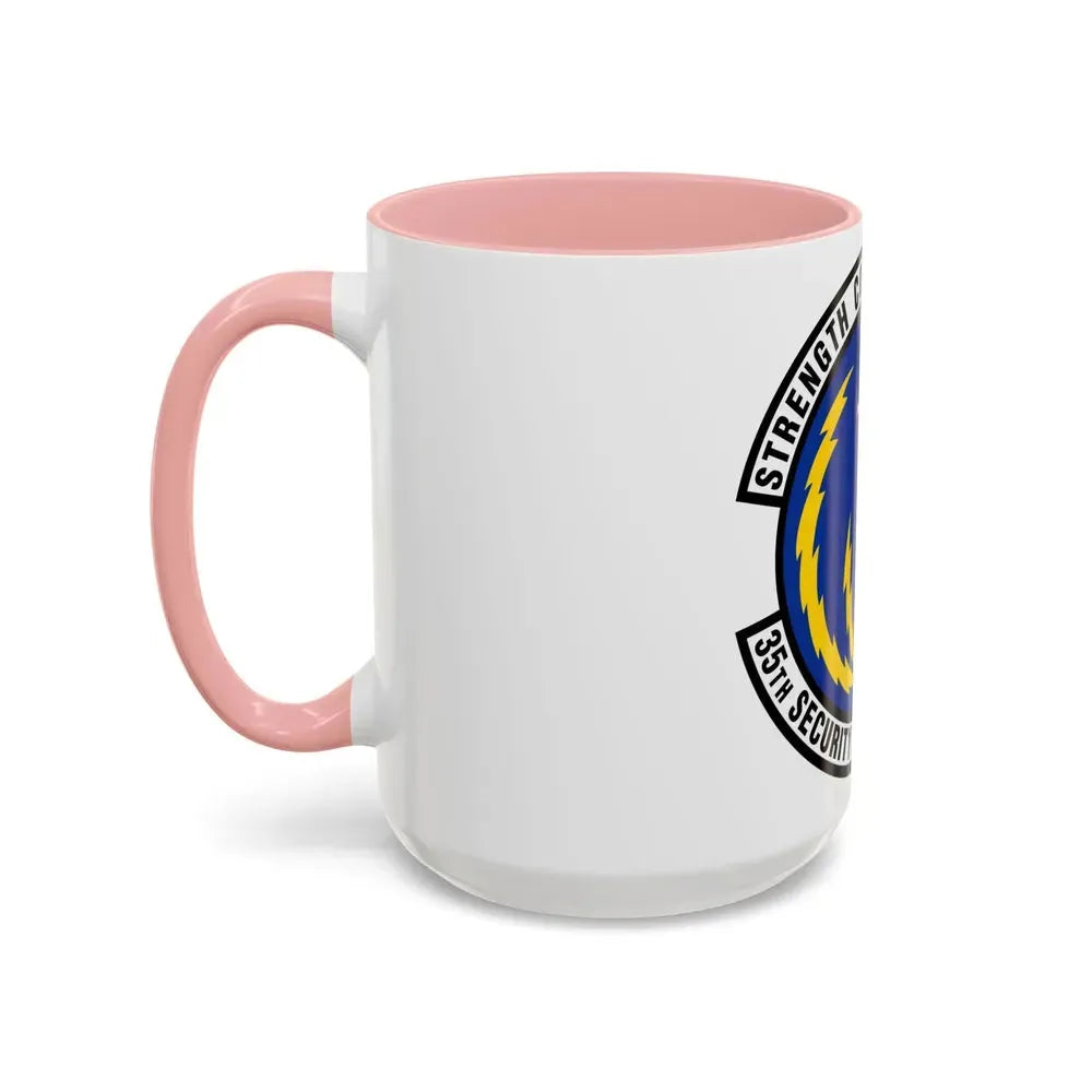35 Security Forces Squadron PACAF (U.S. Air Force) Accent Coffee Mug - Go Mug Yourself
