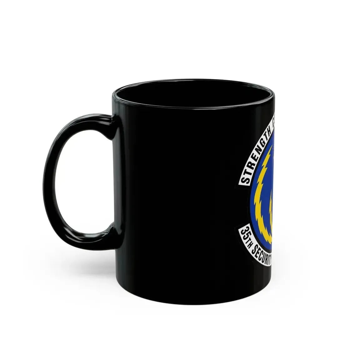 35 Security Forces Squadron PACAF (U.S. Air Force) Black Coffee Mug - Go Mug Yourself