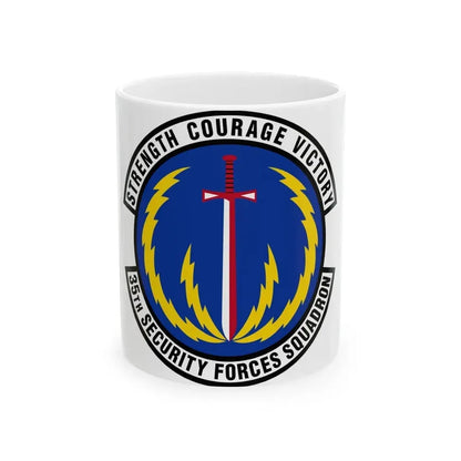 35 Security Forces Squadron PACAF (U.S. Air Force) White Coffee Mug 11oz - Go Mug Yourself