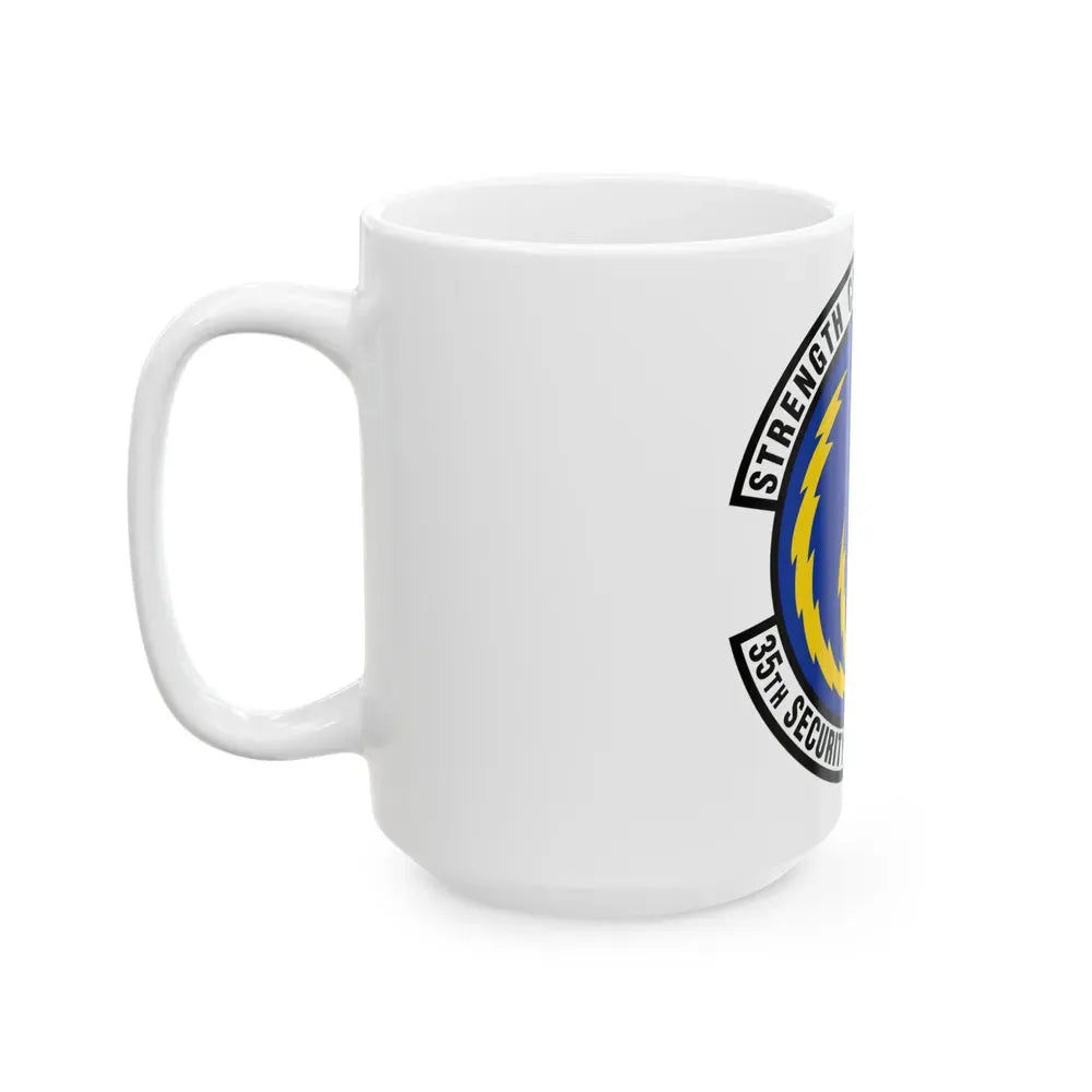 35 Security Forces Squadron PACAF (U.S. Air Force) White Coffee Mug - Go Mug Yourself