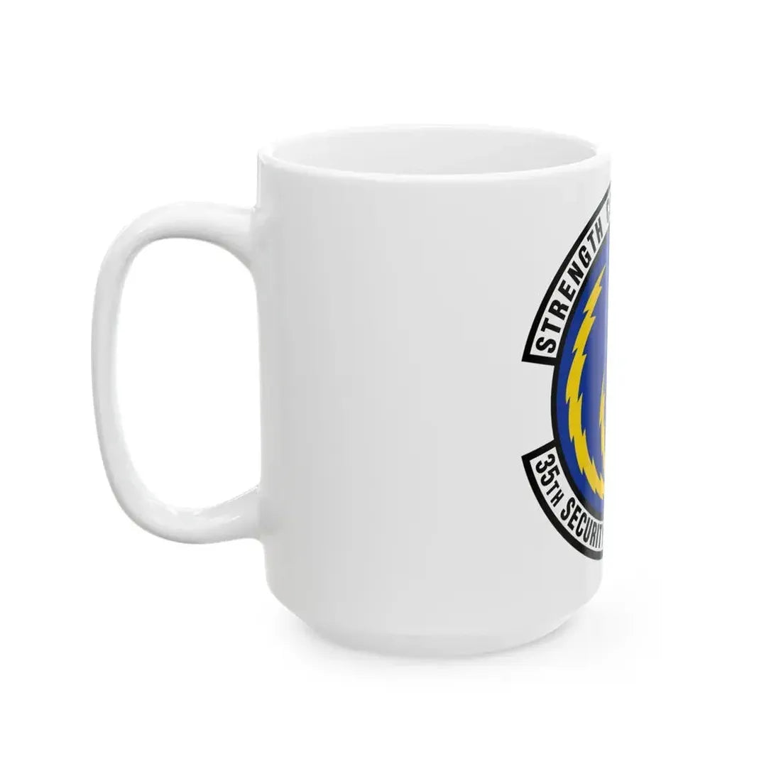 35 Security Forces Squadron PACAF (U.S. Air Force) White Coffee Mug - Go Mug Yourself