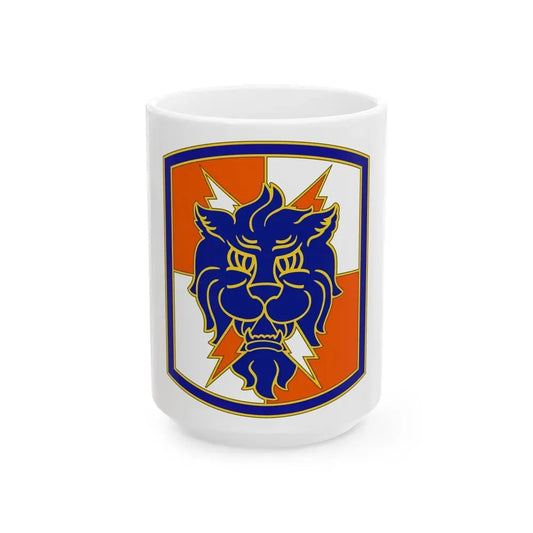 35 Signal Brigade 2 (U.S. Army) White Coffee Mug 15oz - Go Mug Yourself
