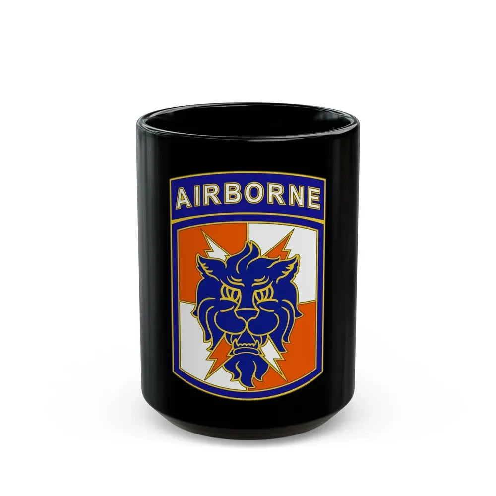 35 Signal Brigade (U.S. Army) Black Coffee Mug 15oz - Go Mug Yourself