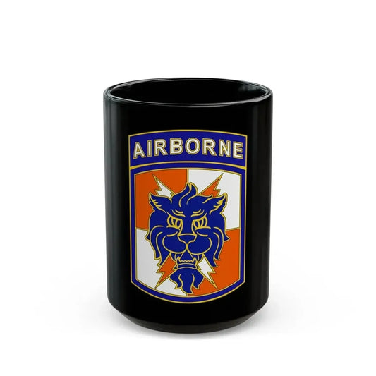 35 Signal Brigade (U.S. Army) Black Coffee Mug 15oz - Go Mug Yourself