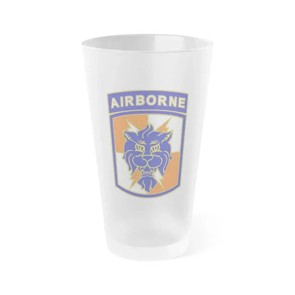 35 Signal Brigade (U.S. Army) Frosted Pint Glass 16oz Default Title - Go Mug Yourself