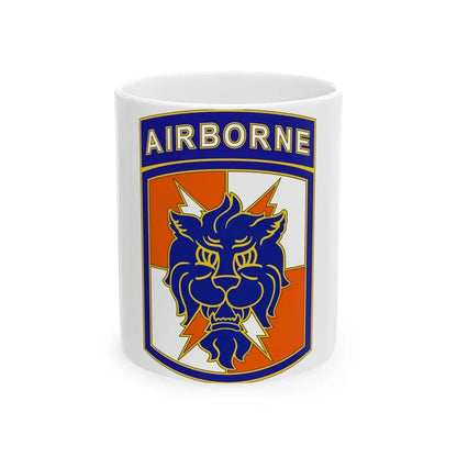 35 Signal Brigade (U.S. Army) White Coffee Mug 11oz - Go Mug Yourself