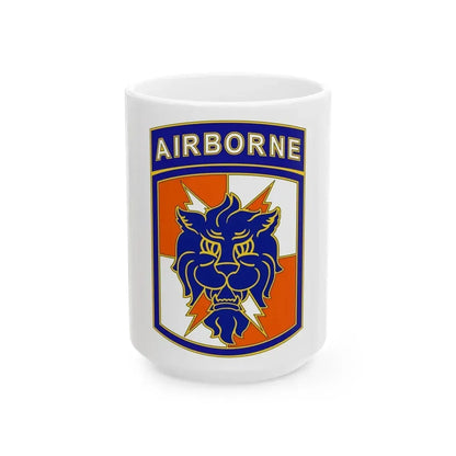 35 Signal Brigade (U.S. Army) White Coffee Mug 15oz - Go Mug Yourself
